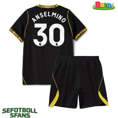 Chelsea Aaron Anselmino #30 Bortaställ Barn 2026-27 Kortärmad (+ Korta byxor)